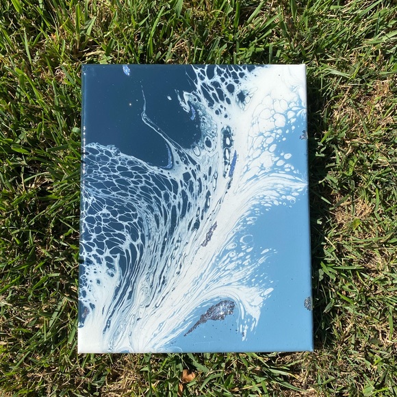 Original Resin & Acrylic Painting - Picture 3 of 8
